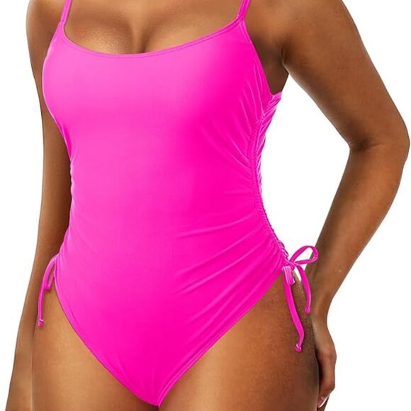 Yonique One Piece Tummy Control Swimsuit - Picture 1 of 5